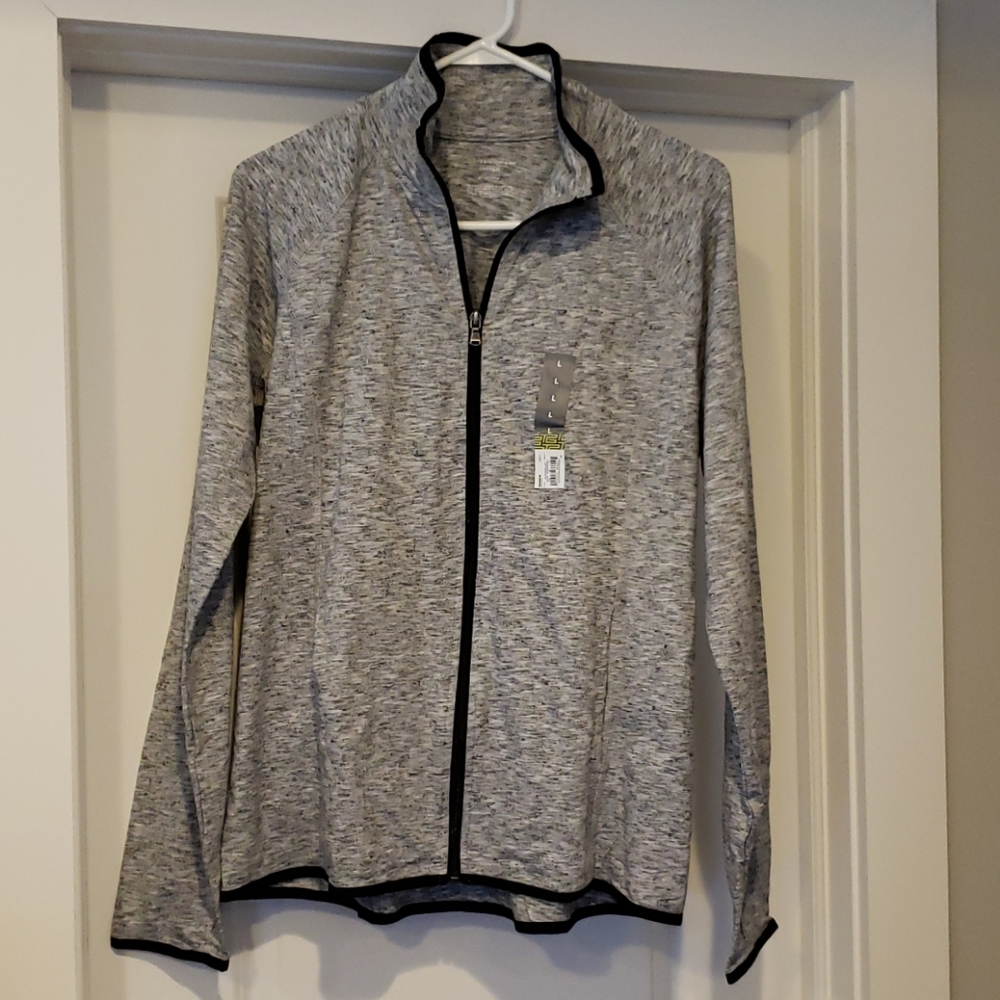Full zip workout jacket